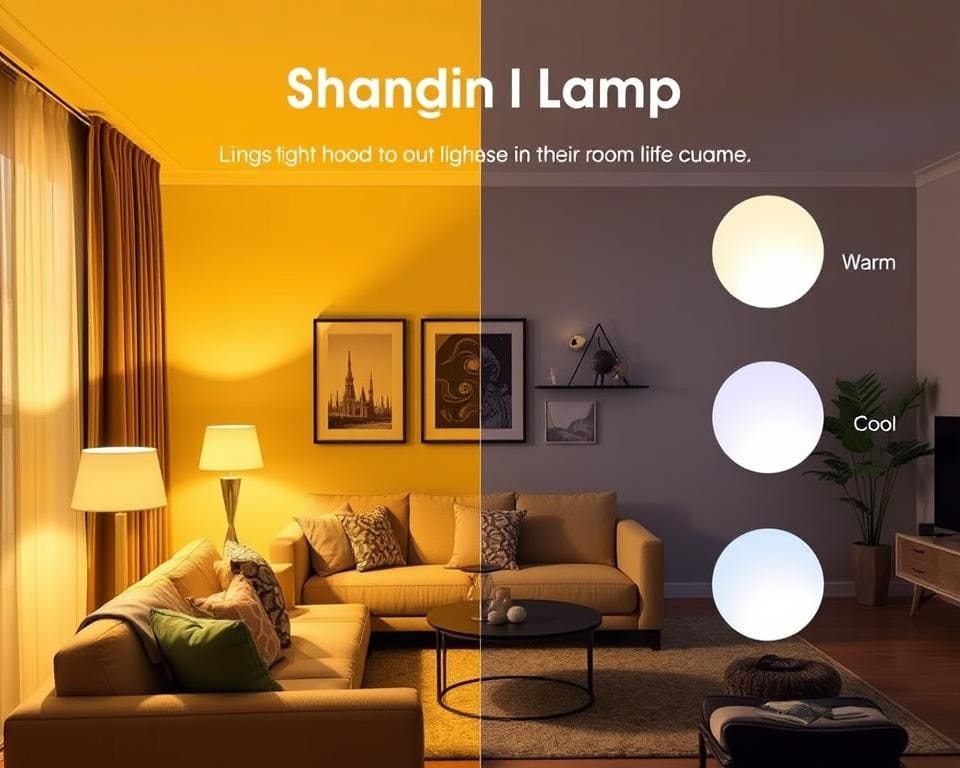 Slimme lampen met lichtintensiteitsregeling voor sfeer