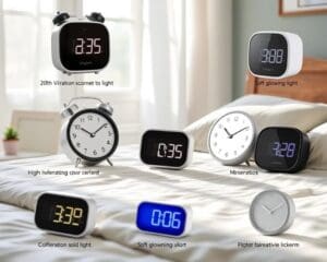 Wekkers met trilling voor lichte slapers voor wakker worden