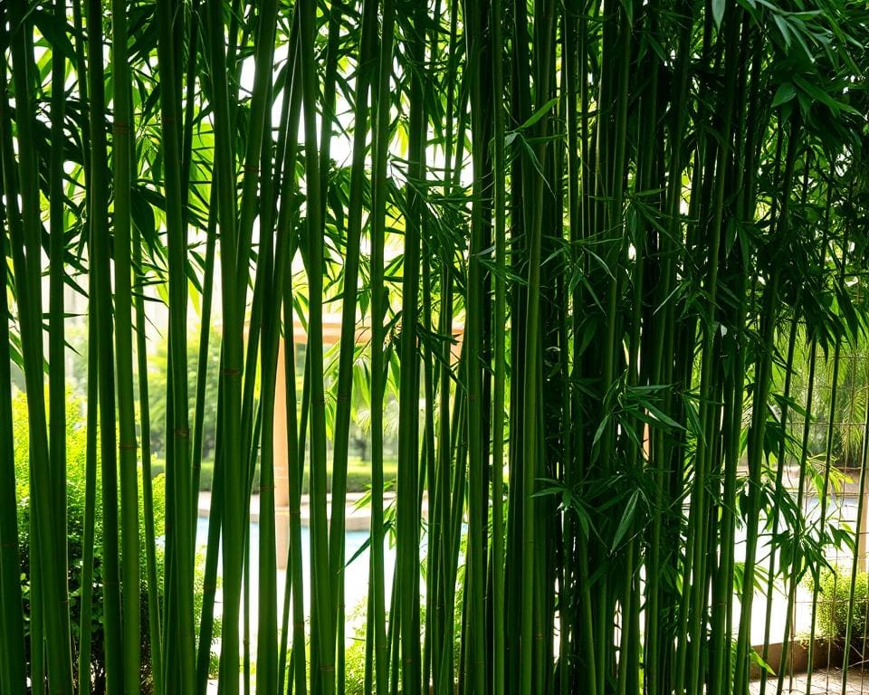 bamboe als natuurlijke afscheiding