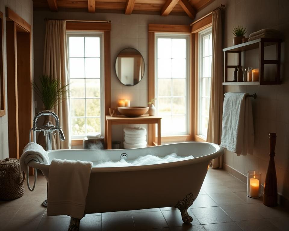 Hoe maak je van je badkamer een spa?