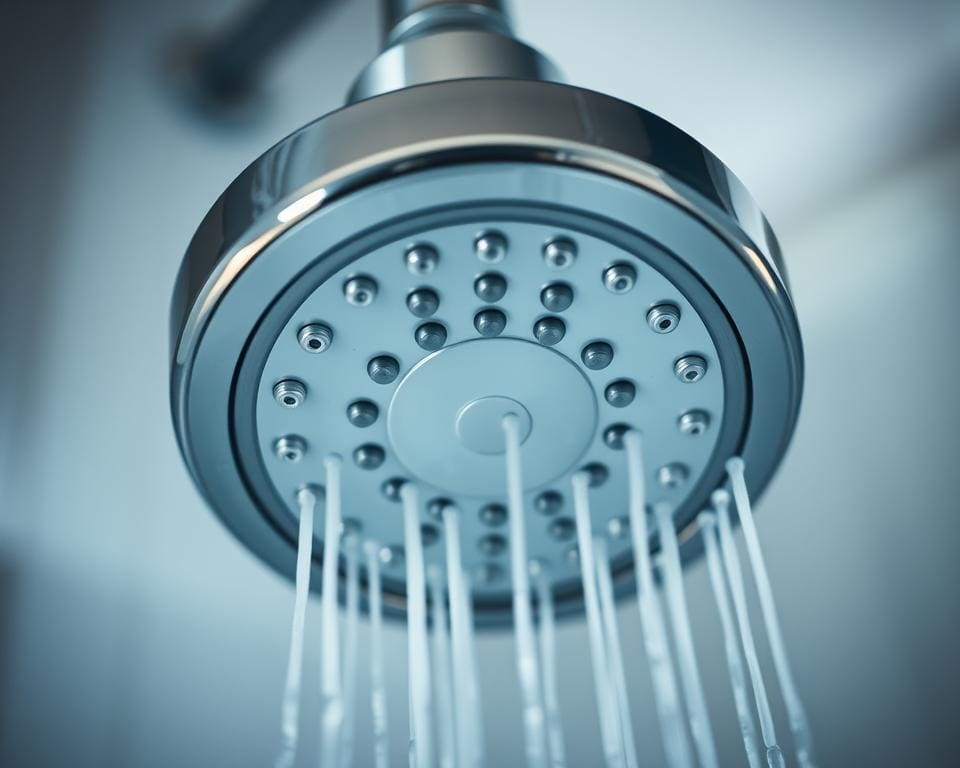 Is een waterbesparende douchekop effectief?