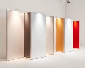 Tentoonstellingspanelen die eenvoudig aan te passen en uit te breiden zijn