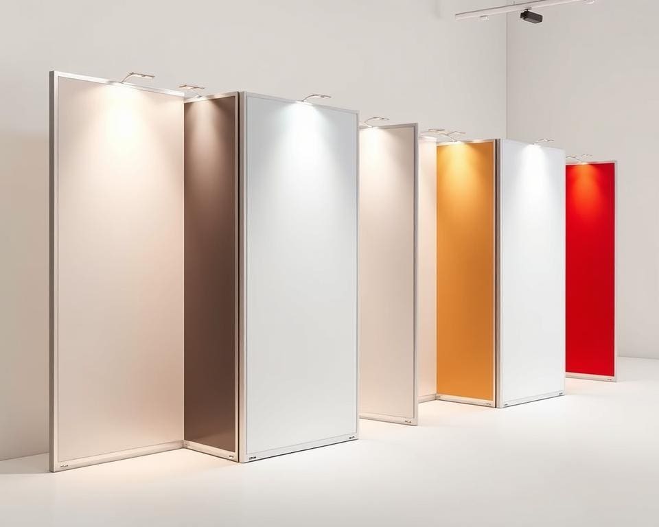 Tentoonstellingspanelen die eenvoudig aan te passen en uit te breiden zijn