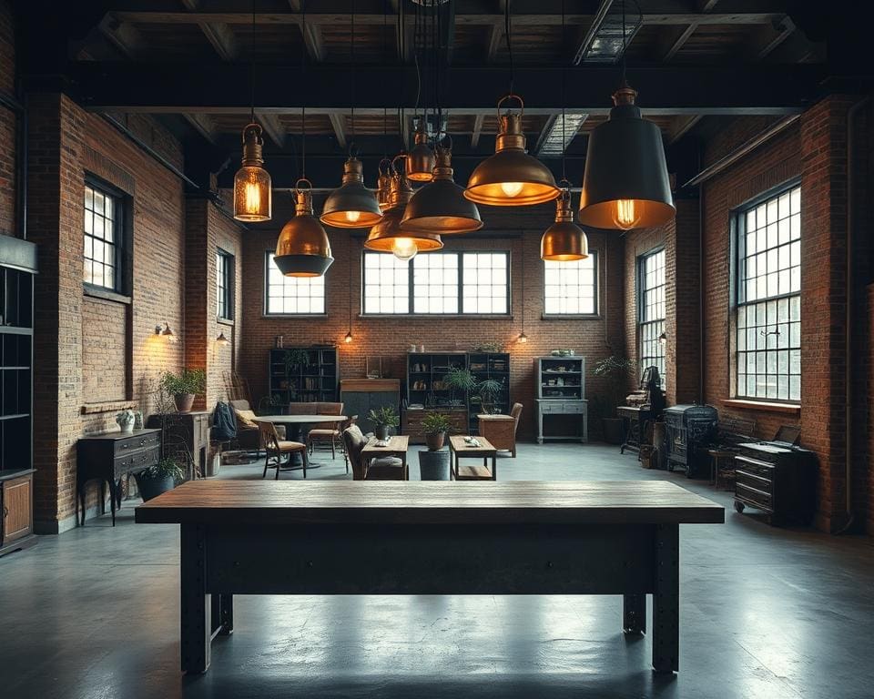 Welke verlichting past bij een industrieel interieur?