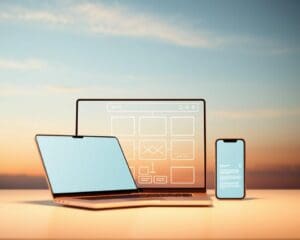 Conversiegericht webdesign met duidelijke structuur