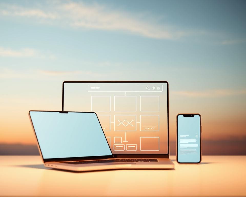 Conversiegericht webdesign met duidelijke structuur