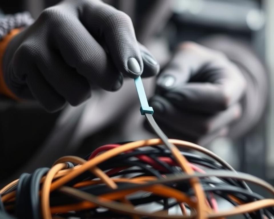 Hoe verwijder je kabelbinders zonder schade?