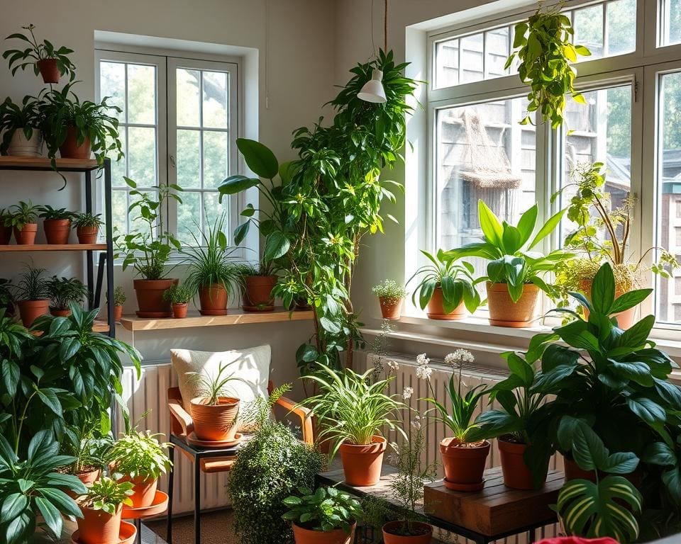 Wat is het effect van planten in huis
