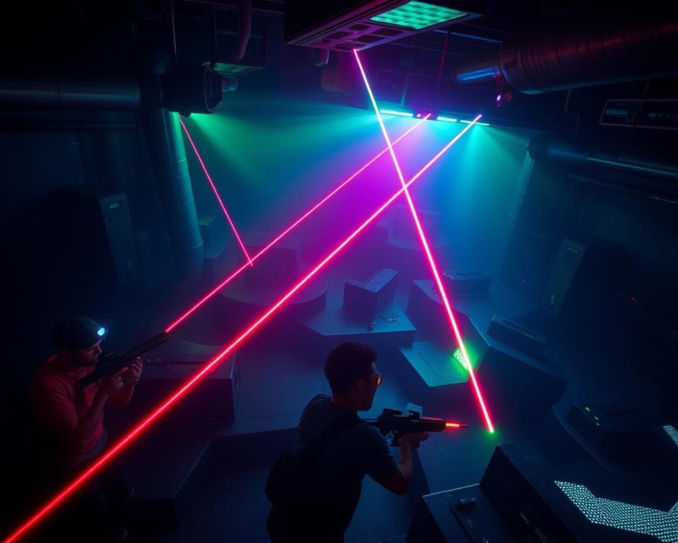 spannend lasergame parcours