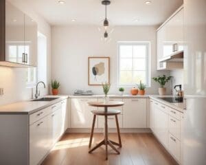 Hoe maak je een kleine keuken toch ruimtelijk?