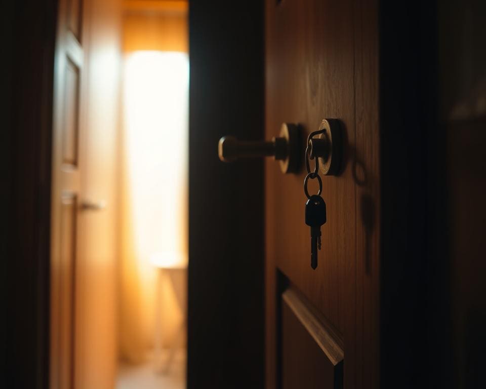 Wat als mijn deur dichtslaat met sleutel erin?