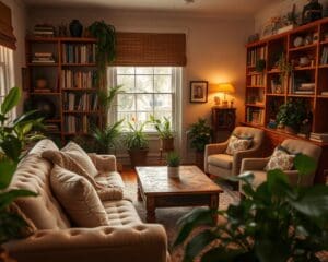 Wat is het geheim van een knusse woonkamer?