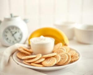 Wat is een zachte snack bij buikklachten?