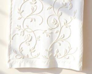 Wat zijn de beste stoffen voor handdoeken borduren?