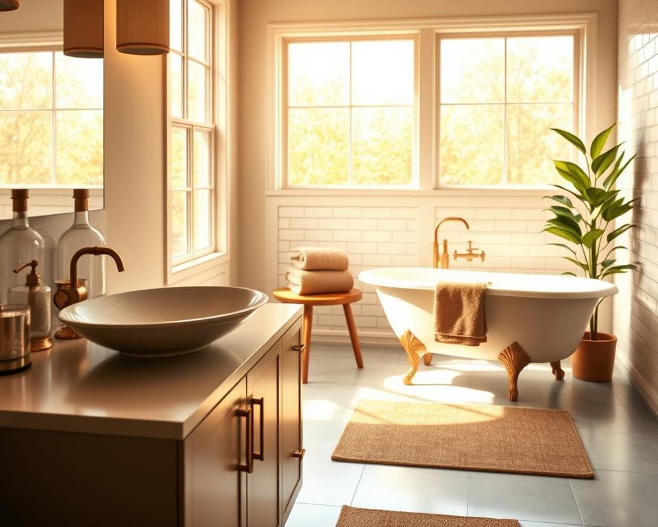 Wat zijn luxe accenten voor een budgetvriendelijke badkamer?