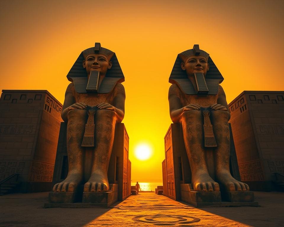 Zijn de colossen van Memnon echt zo indrukwekkend?