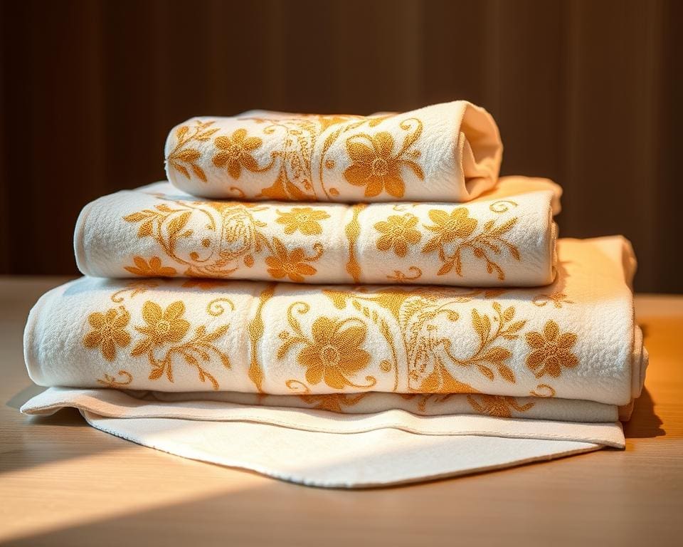 luxe handdoeken borduren