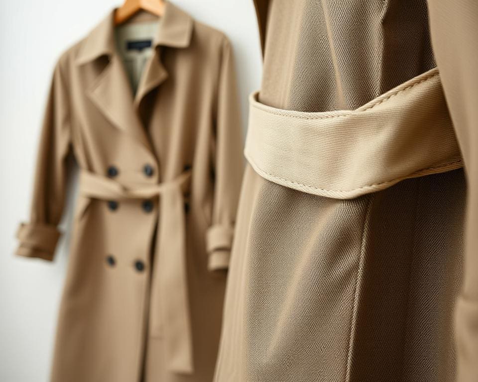 trenchcoat materialen