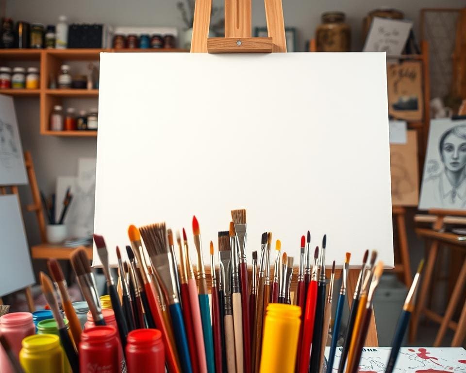 Kun je canvas verven?