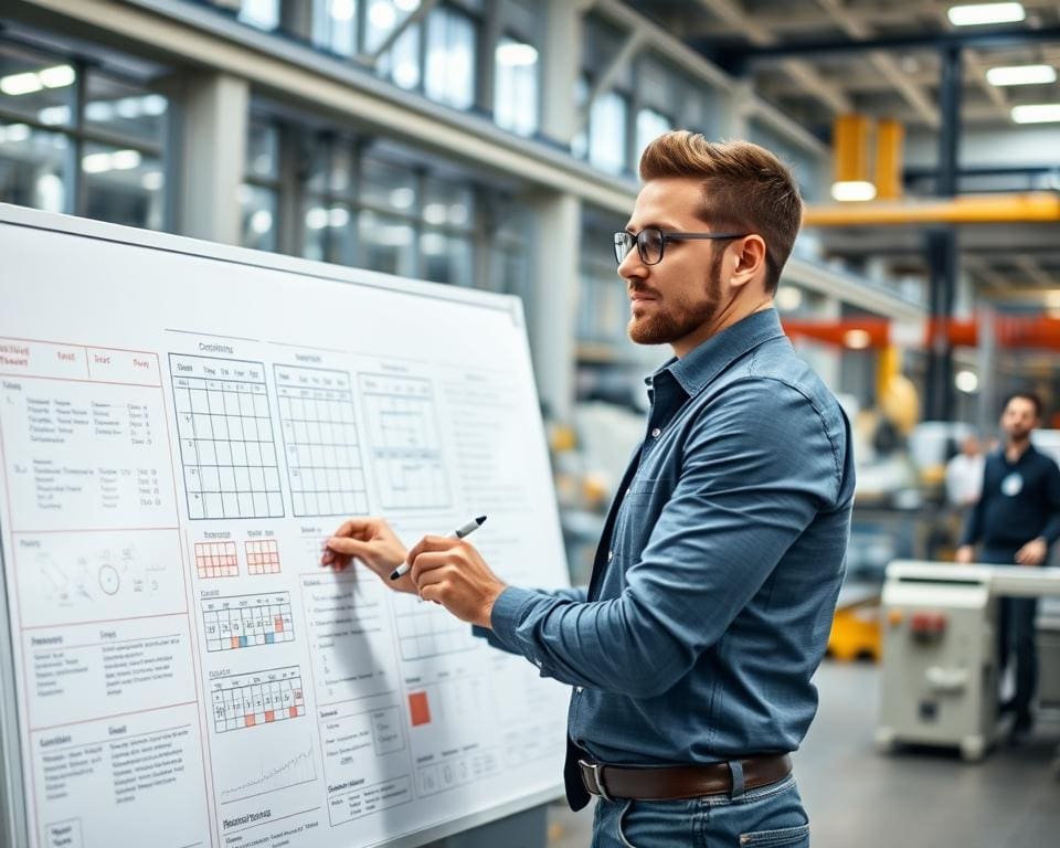 Wat doet een planner in een productiebedrijf?