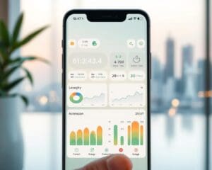 Welke app helpt bij het volgen van energieniveaus?