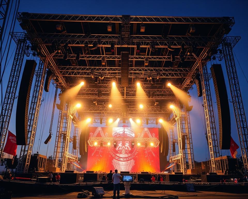 technische aspecten festivalpodium