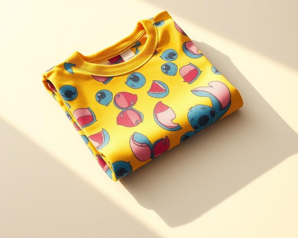 Blijft de Stitch print mooi na meerdere wasbeurten?