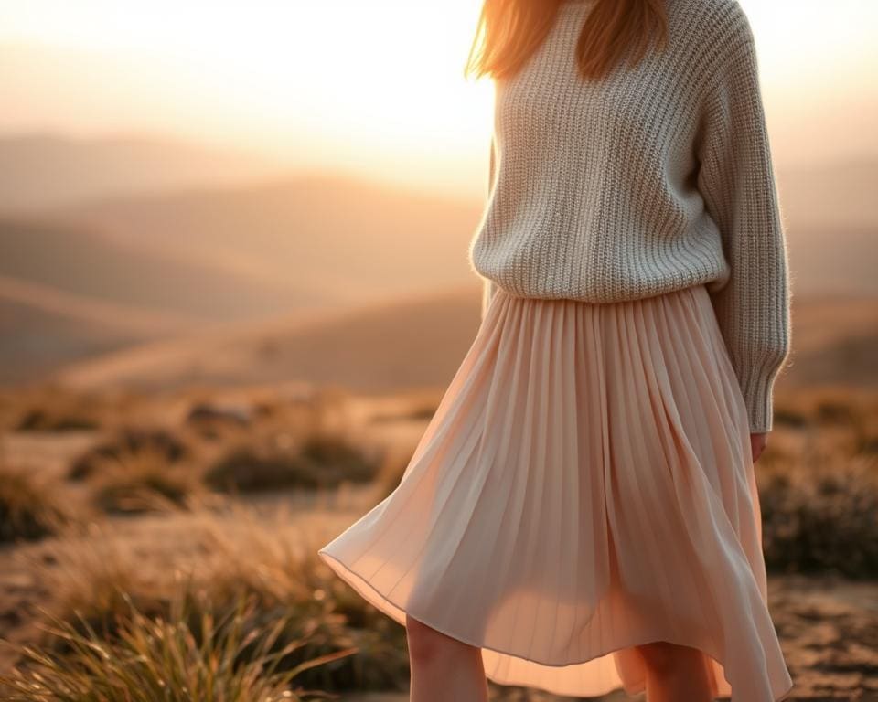 Gelaagde looks voor frisse ochtenden