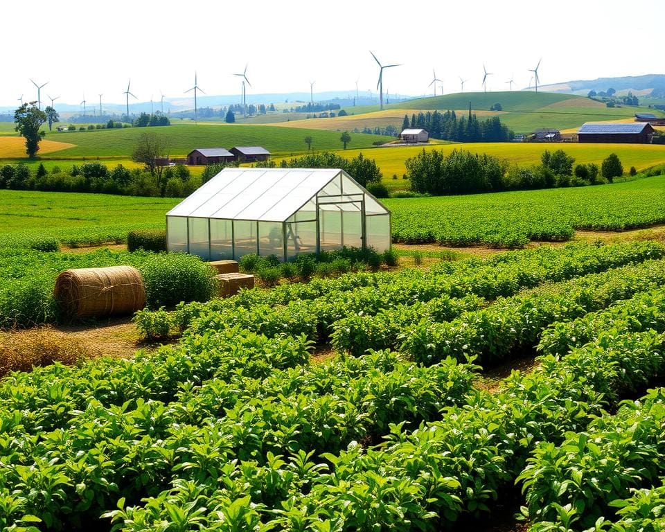 Groene bouwmaterialen en duurzame landbouw