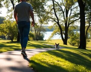 Wat brengt een korte wandeling tijdens lunch?