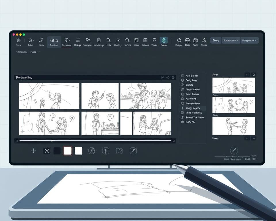 Welke software is handig voor storyboarden?