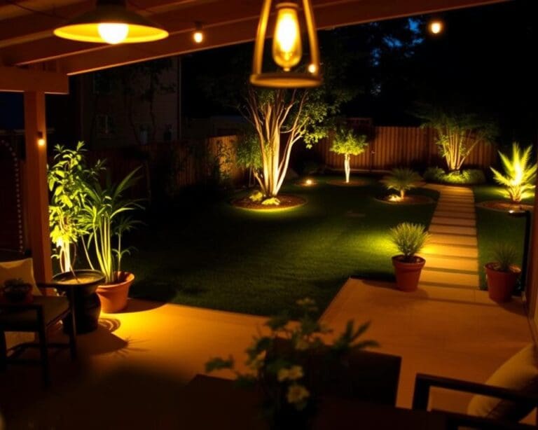 Buitenverlichting die lange avonden mogelijk maakt