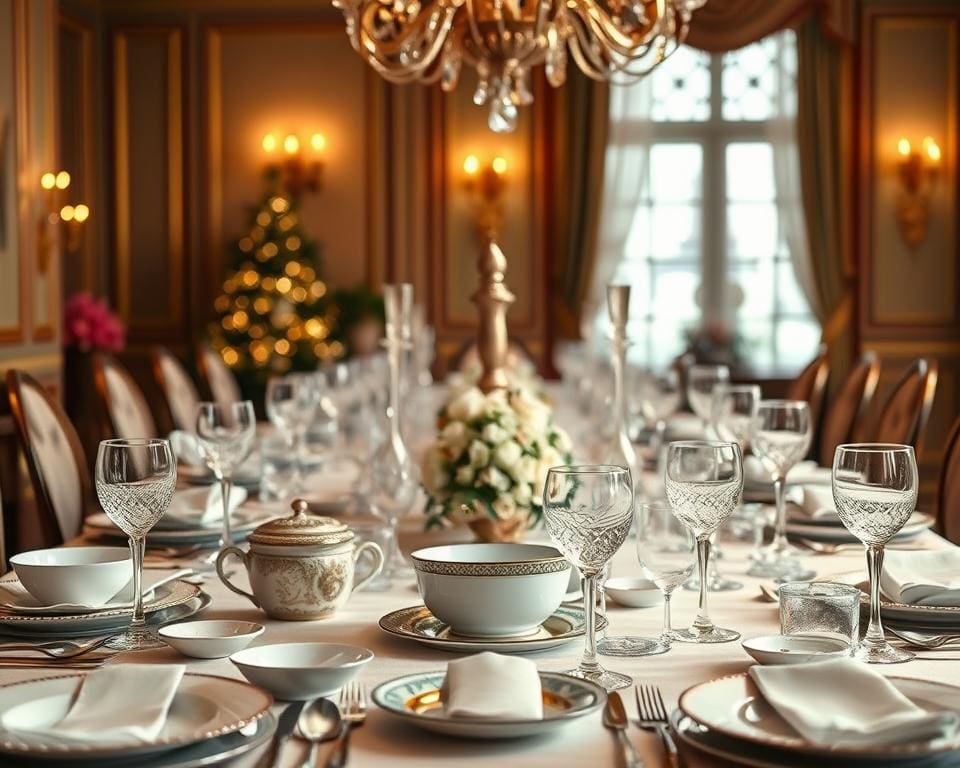 Hoe combineer je topmerken op een feestelijk gedekte tafel?