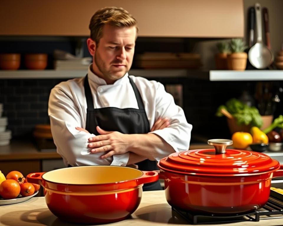Waarom kiezen chefs voor Le Creuset braadpannen?