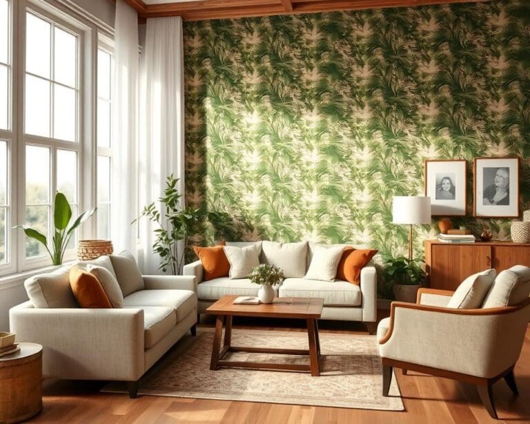 Welke kleurcombinaties werken goed met Casamance behang?