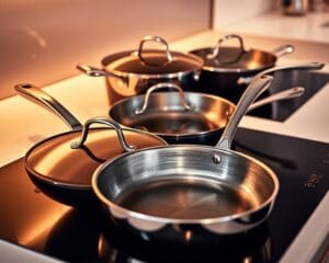 Zijn de pannen van De Buyer geschikt voor inductie?