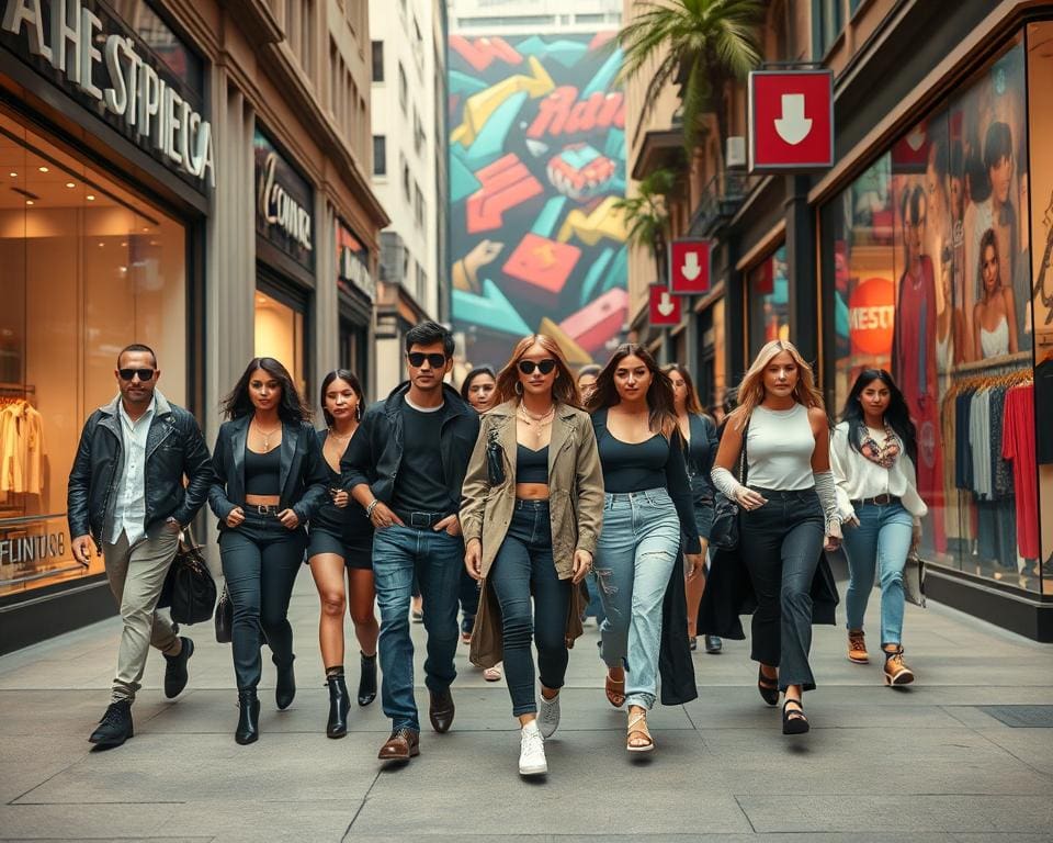 influencers en celebrity's in streetwear