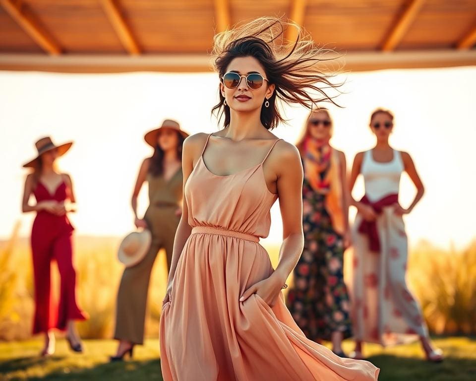 verschillende stijlen van zomerse outfits