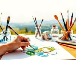 Creatief schilderen met aquareltechnieken