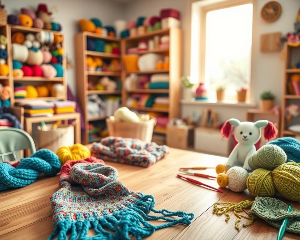 Haken en breien voor kleurrijke projecten