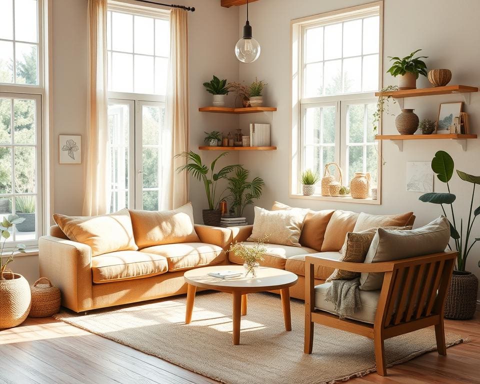 Hoe maak je je woonkamer gezellig en duurzaam?