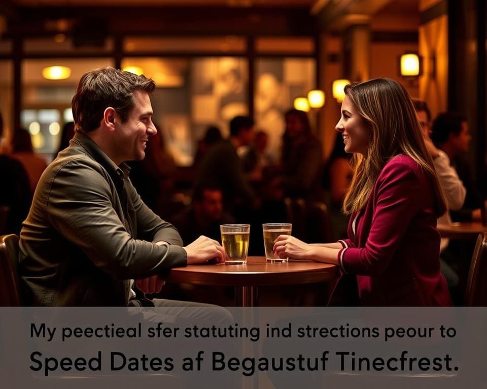 Hoe zorg je voor een geslaagde speeddate?