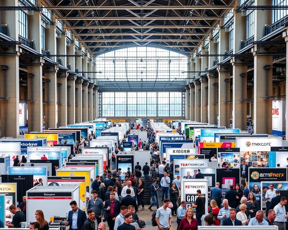 Waarom zijn beursvloeren belangrijk voor exposanten?