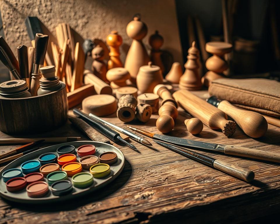 knutseltechnieken hout en verf