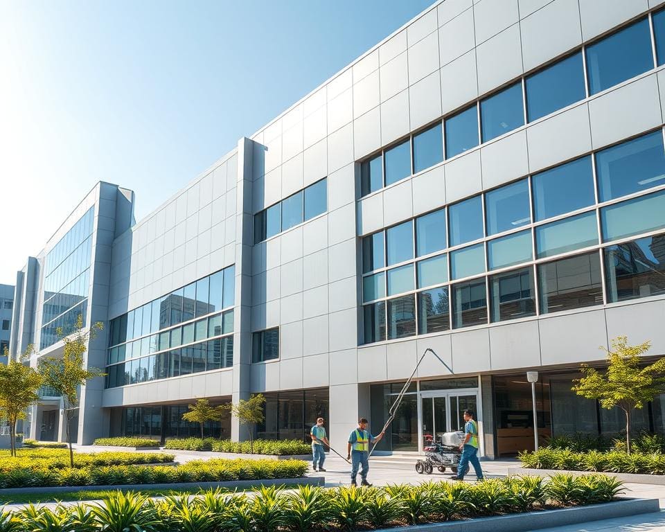Duurzame gevelreiniging voor bedrijven en kantoren