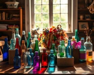 Hoe gebruik je herbruikbare materialen creatief?