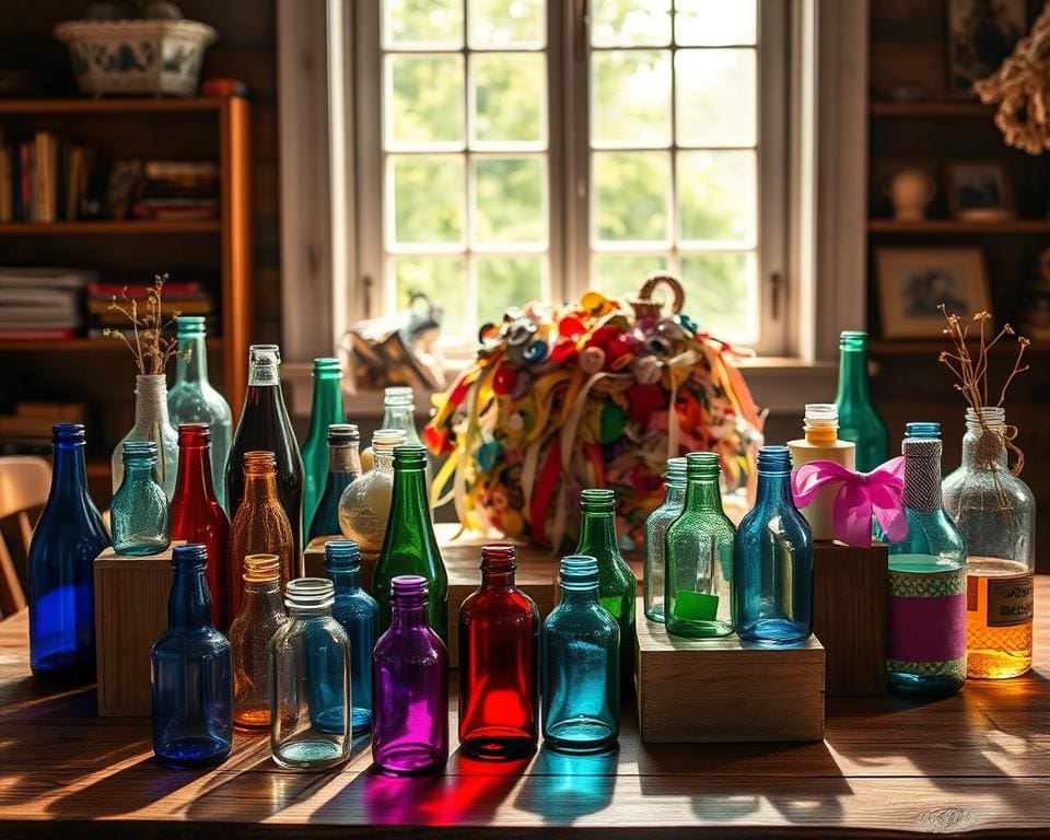 Hoe gebruik je herbruikbare materialen creatief?