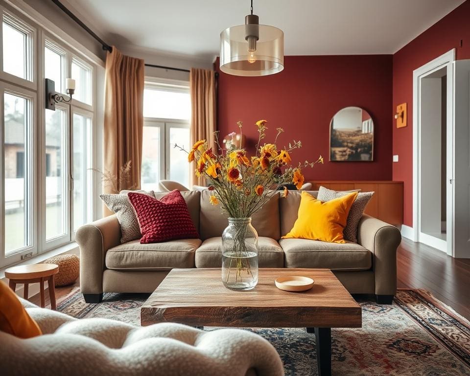 Hoe gebruik je kleurcontrasten met zachtheid?