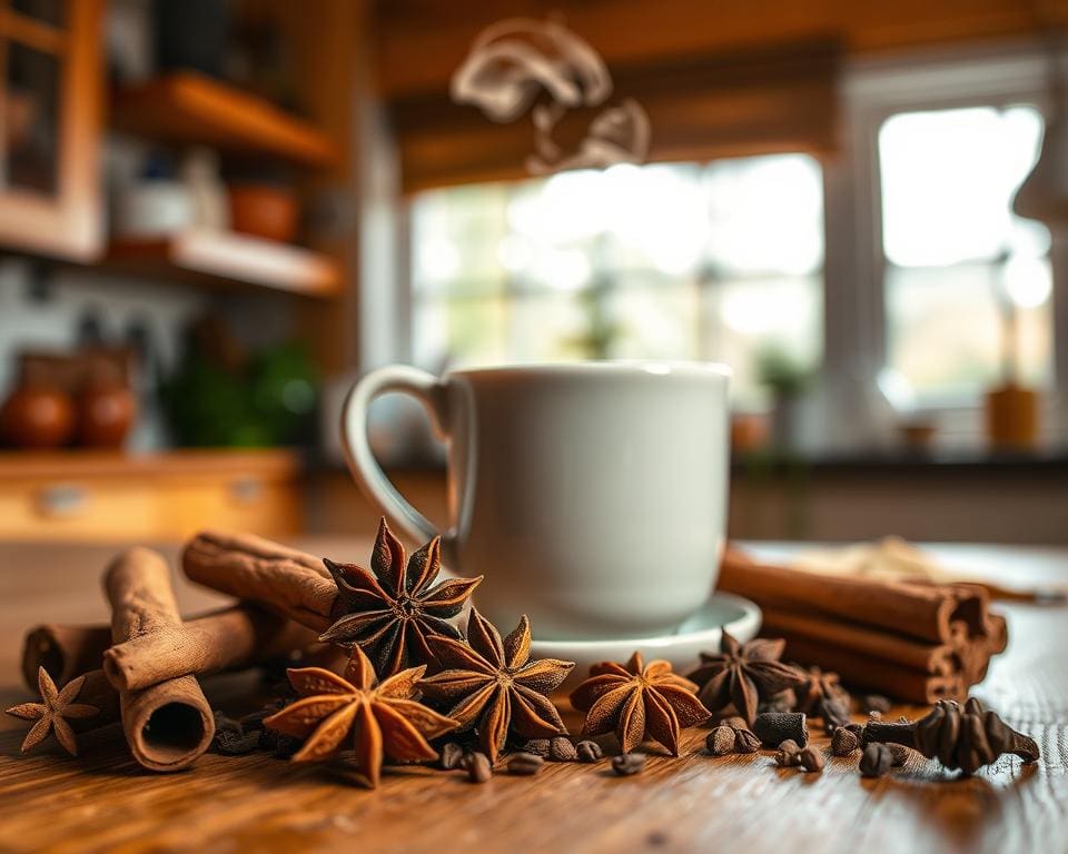 Hoe gebruik je specerijen in warme dranken?