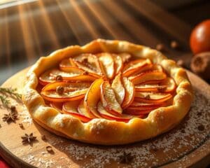 Hoe maak je appel-perentaart met kruidige smaak?